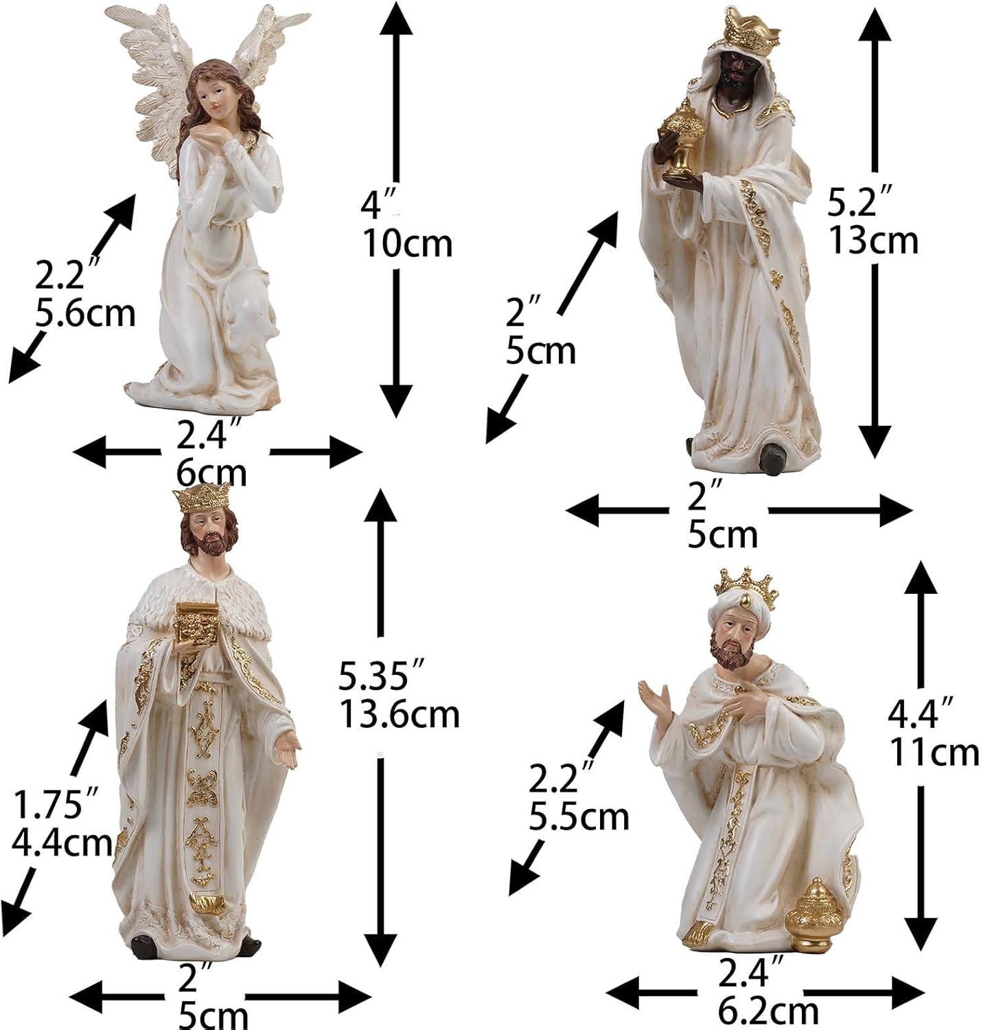 Presépio Católico Sagrada Família – 11 Peças (13 - 30 cm)