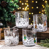 Copos de Vidro Natalinos – Kit com 4 Peças