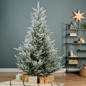 Árvore de Natal Nevada Sem Led