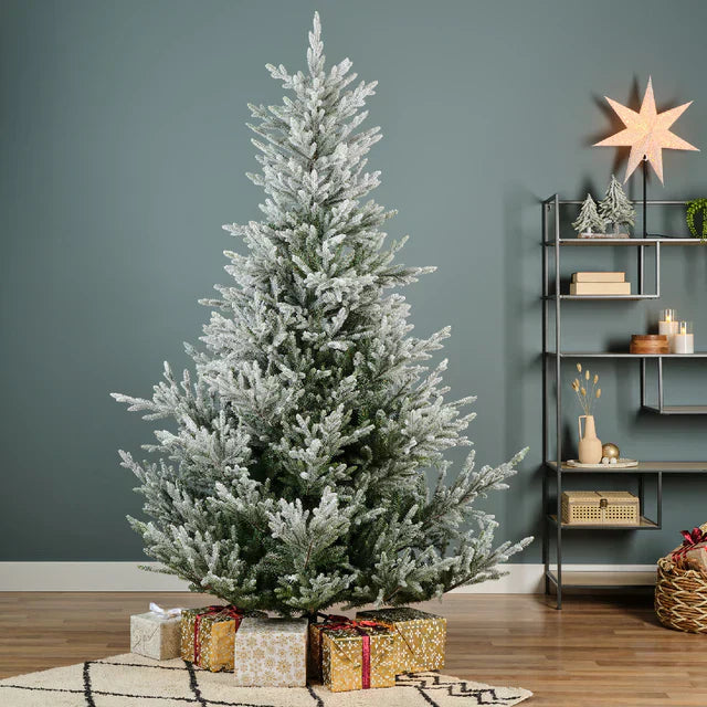 Árvore de Natal Nevada Sem Led