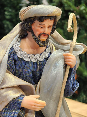 PRESÉPIO DE RESINA LUXO 11 PÇS