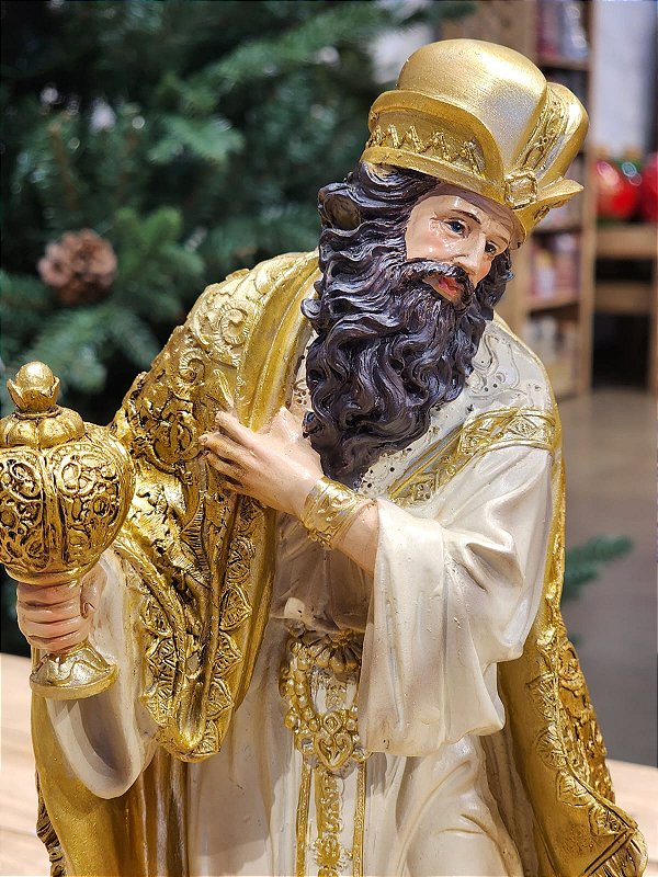 PRESÉPIO DE RESINA LUXO 11 PÇS