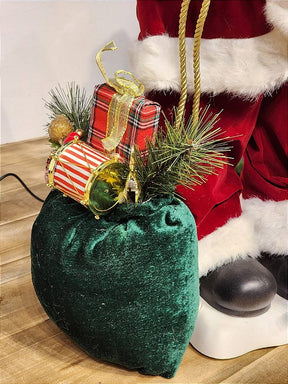 PAPAI NOEL COM LISTA DE NOMES COM MOVIMENTOS SOM E LUZ